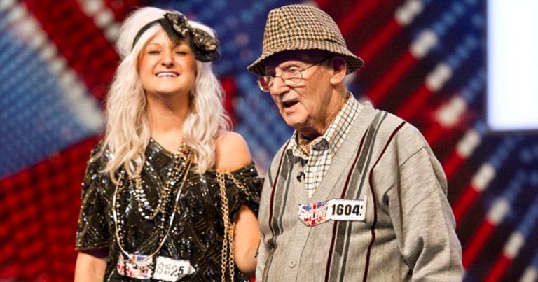 92-Year-Old Grandpa And 21-Year-Old Granddaughter Capture Hearts On BGT