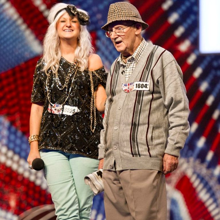 92-Year-Old Grandpa And 21-Year-Old Granddaughter Capture Hearts On BGT