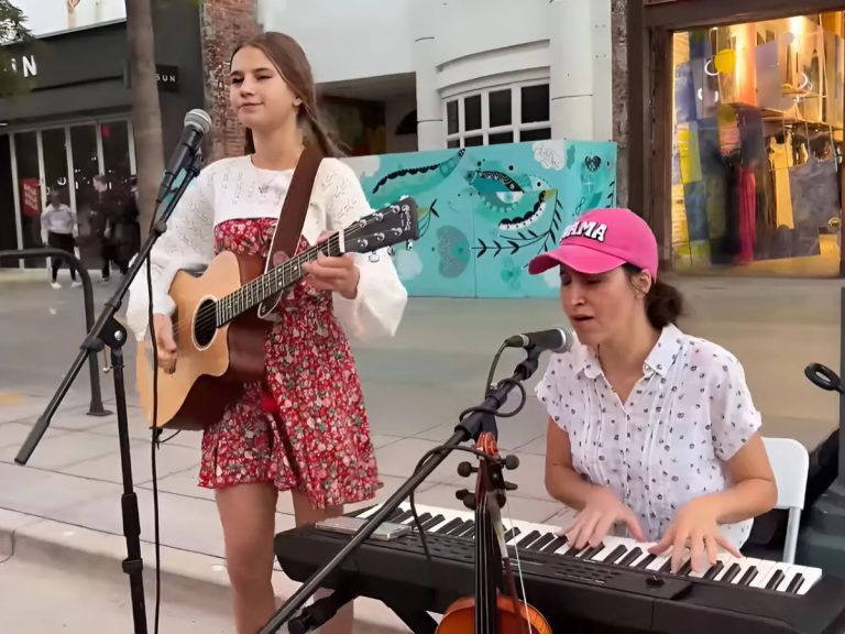 Mother-Daughter Pair Deliver A Soul-Stirring “Amazing Grace” On The Streets