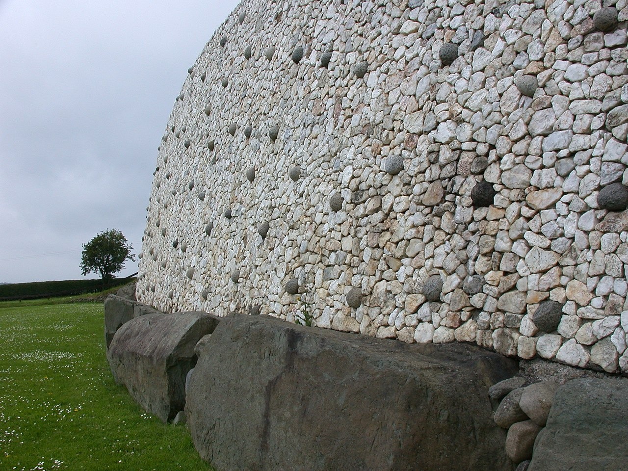 Closeup of the façade or revetment