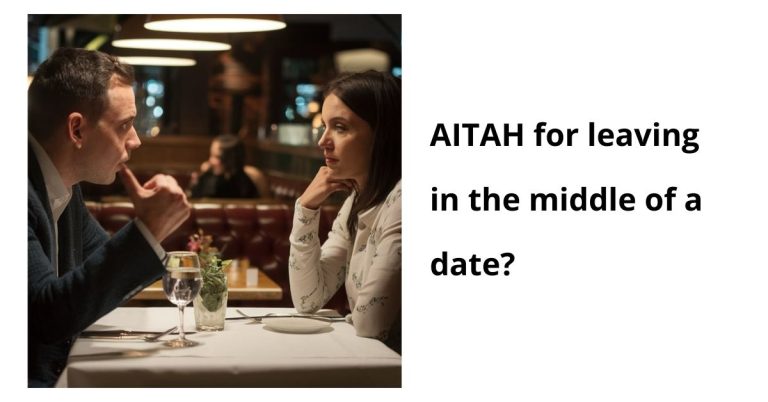 AITAH for leaving in the middle of a date?