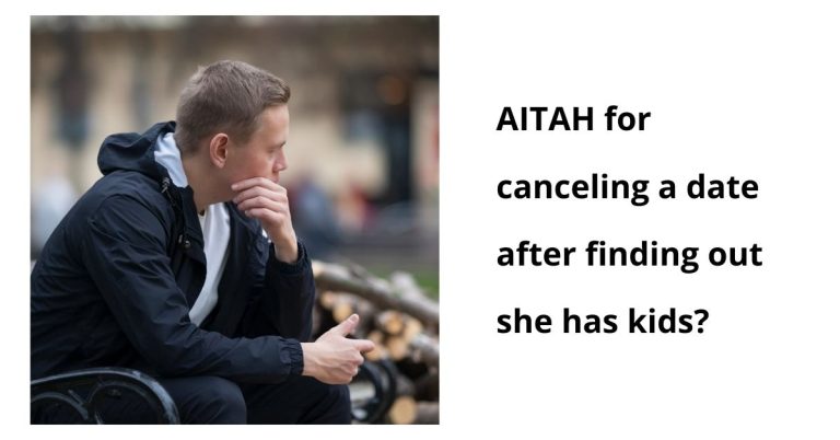 AITAH for canceling a date after finding out she has kids?