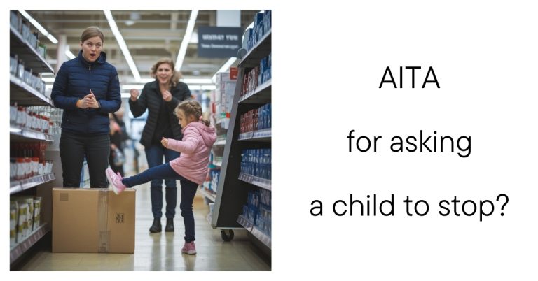 AITA for asking a child to stop?