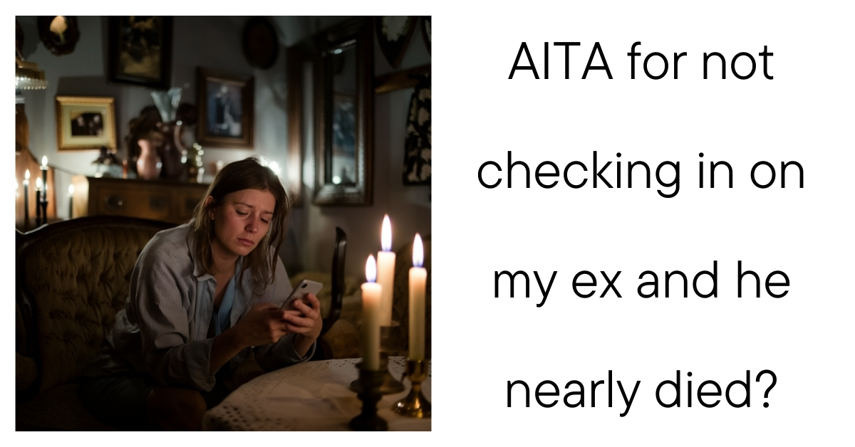 AITA for not checking in on my ex and he nearly died?