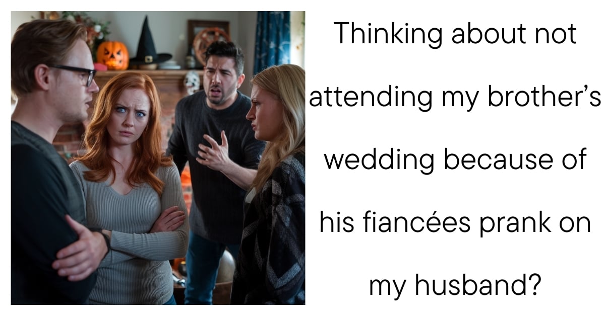 Thinking about not attending my brother’s wedding because of his fiancées prank on my husband?