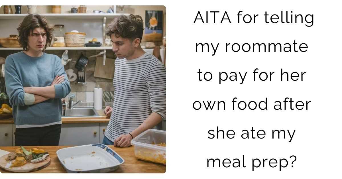 AITA for telling my roommate to pay for her own food after she ate my meal prep?