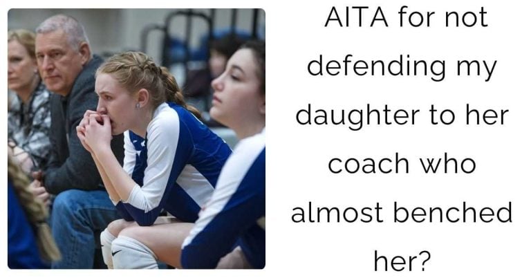 AITA for not defending my daughter to her coach who almost benched her?