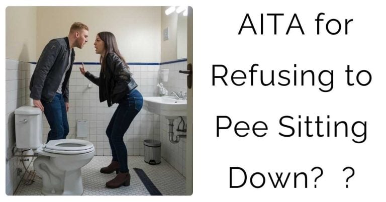 AITA for Refusing to Pee Sitting Down?  ?