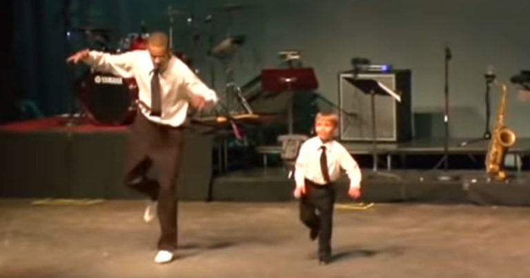 Boy And Man Are On Stage And What Happens Next Will Blow Your Mind!