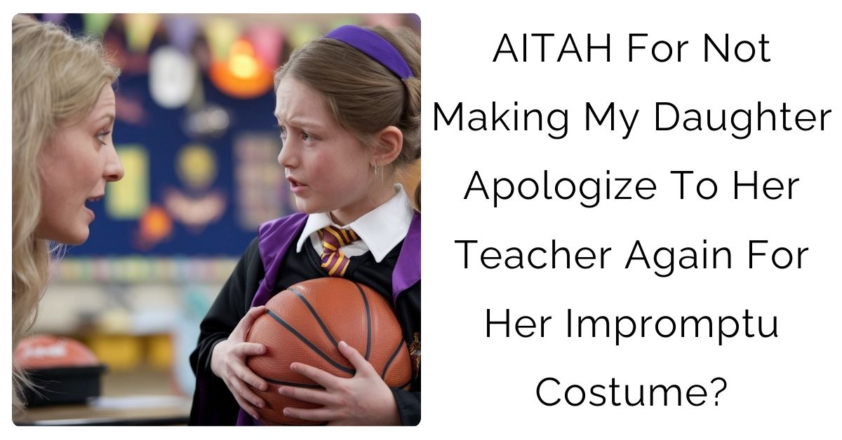 AITAH For Not Making My Daughter Apologize To Her Teacher Again For Her Impromptu Costume?