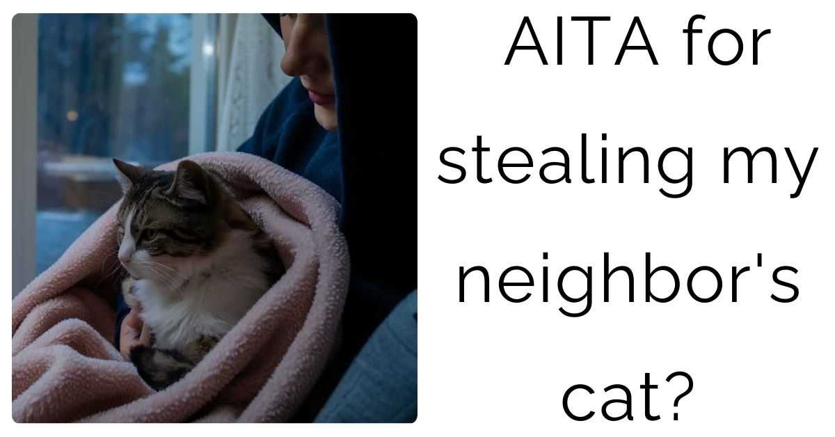 AITA for stealing my neighbor’s cat?