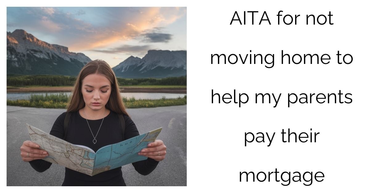 AITA for not moving home to help my parents pay their mortgage ?