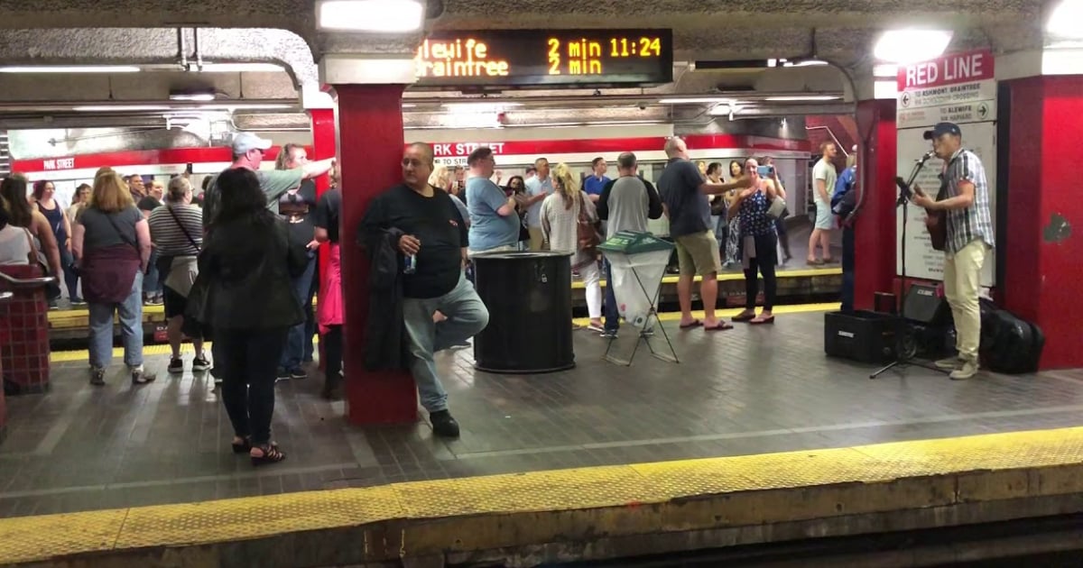 People Stop When Sweet Caroline Fills The Boston Subway