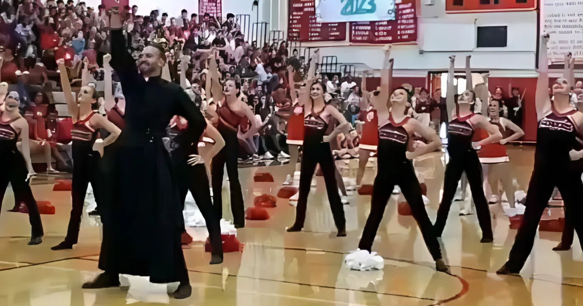 Priest Breaks Out His Best Dance Moves At School Homecoming