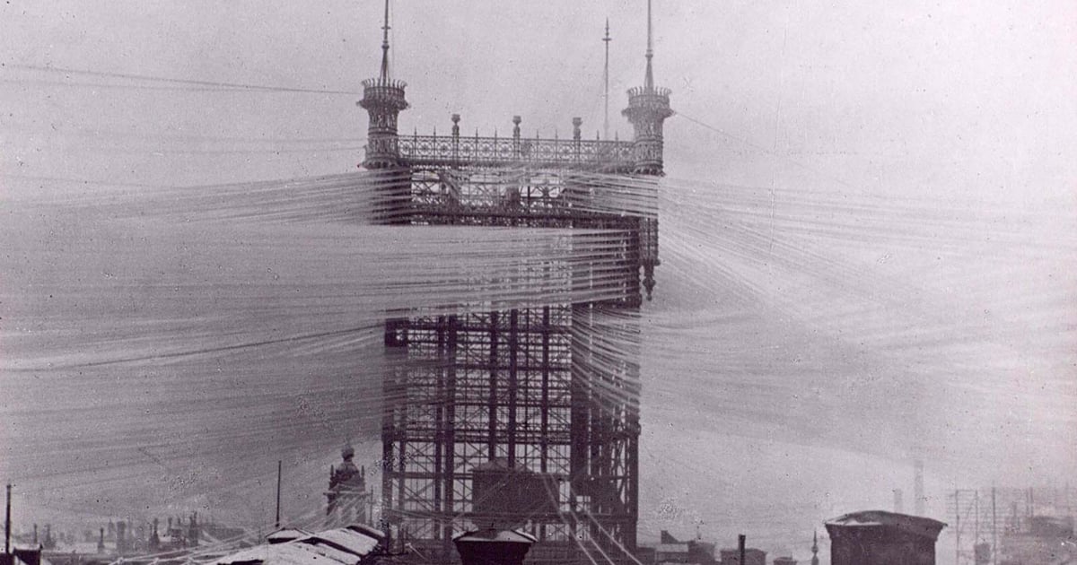 When The Sky Over Stockholm Was Filled With Telephone Lines