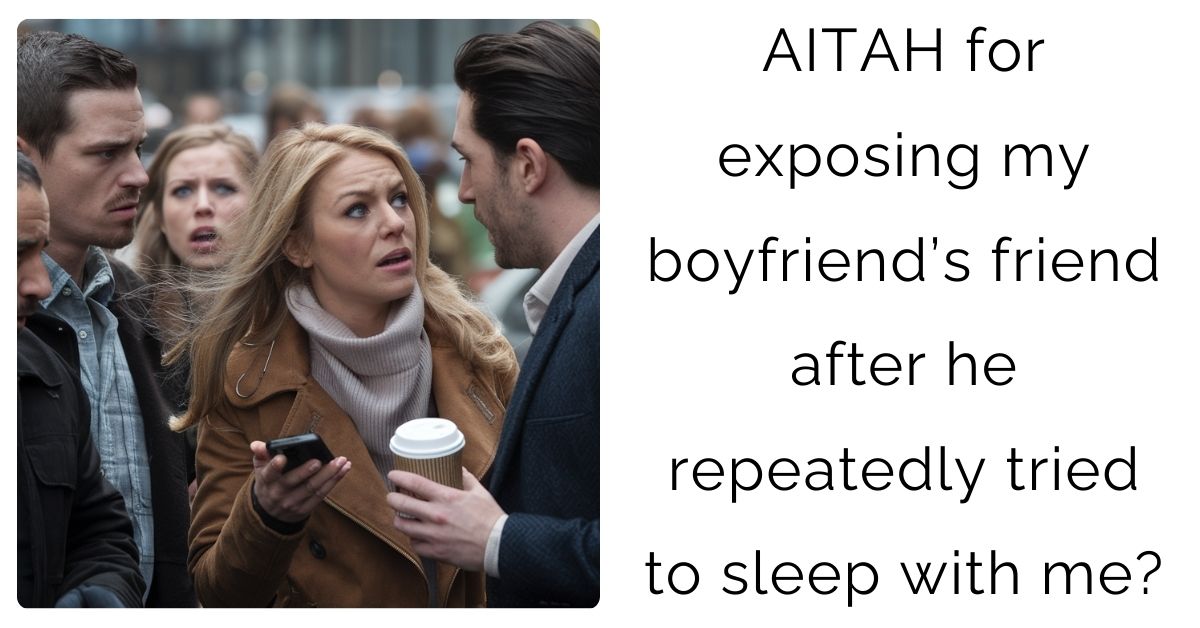 AITAH for exposing my boyfriend’s friend after he repeatedly tried to sleep with me?