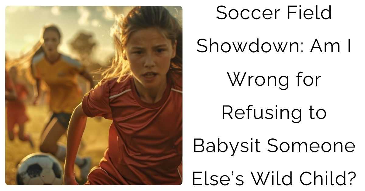 Soccer Field Showdown: Am I Wrong for Refusing to Babysit Someone Else’s Wild Child?