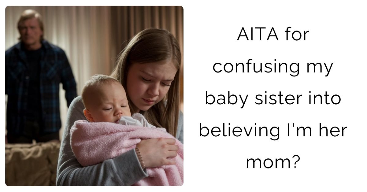 AITA for confusing my baby sister into believing I’m her mom?