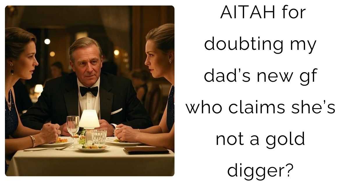 AITAH for doubting my dad’s new gf who claims she’s not a gold digger?