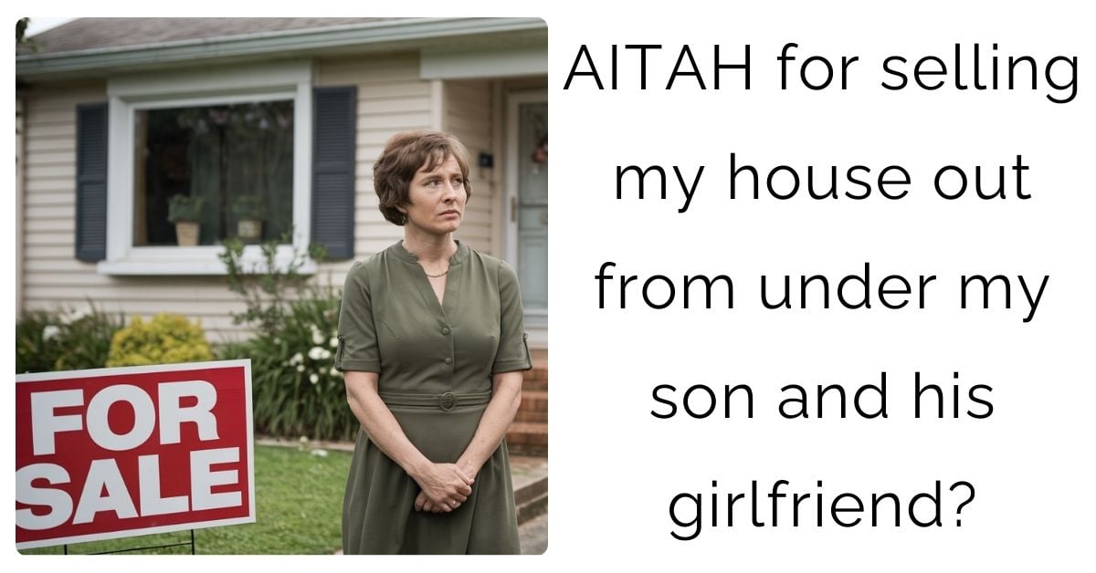 AITAH for selling my house out from under my son and his girlfriend?