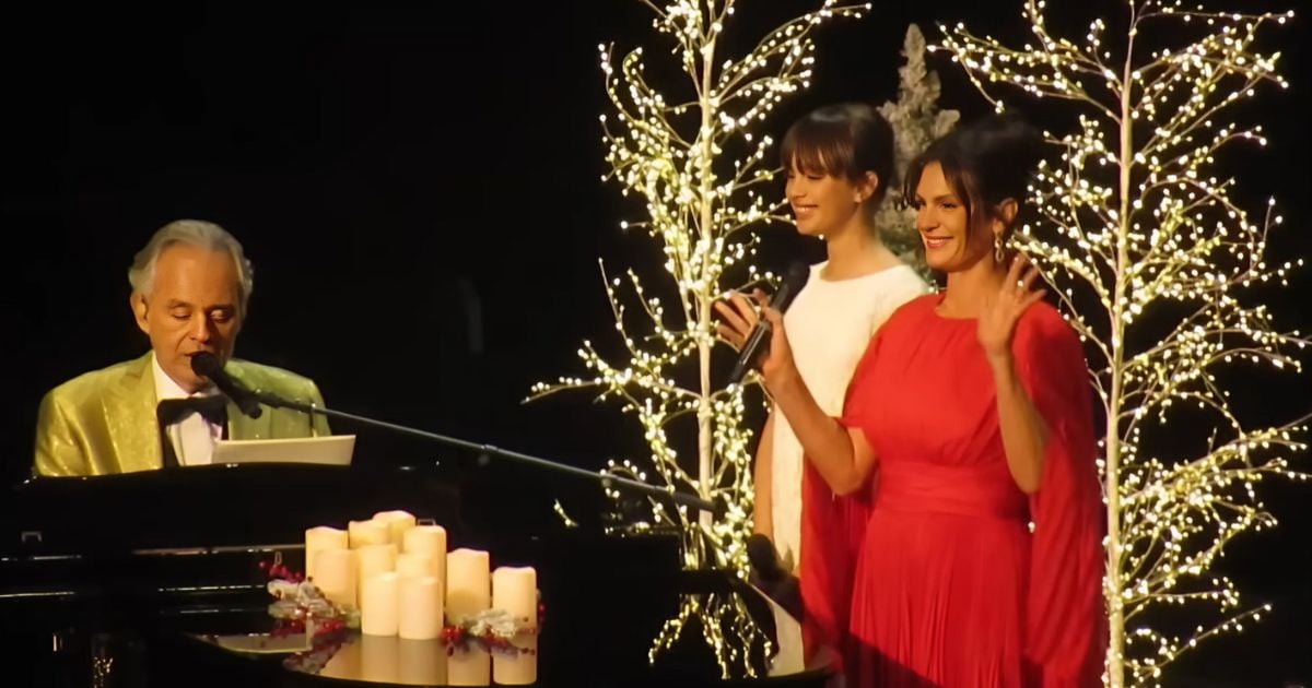 Andrea Bocelli, Wife Veronica, And Daughter Virginia Celebrate Christmas Together With “Santa Claus Is Coming To Town”