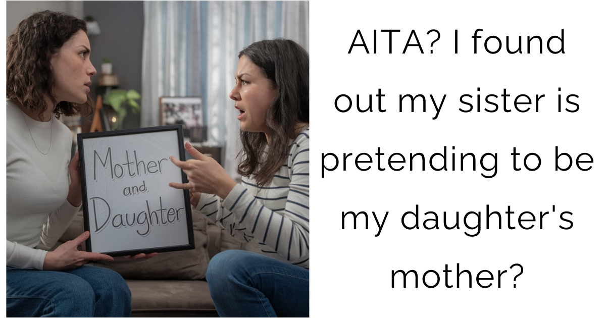 AITA? I found out my sister is pretending to be my daughter’s mother?