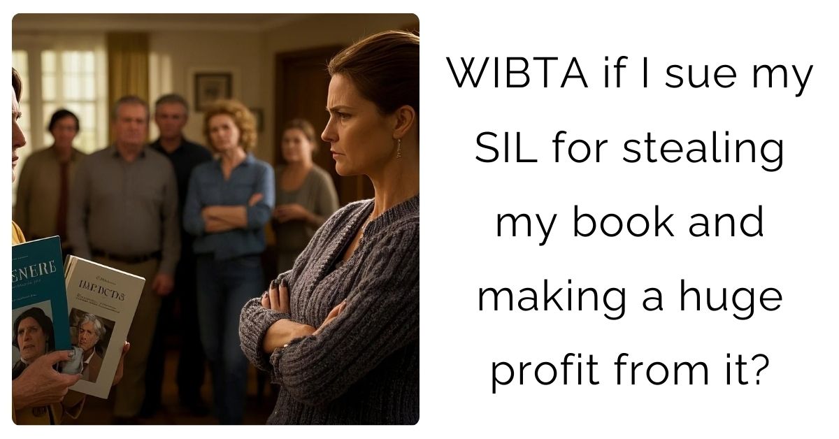 WIBTA if I sue my SIL for stealing my book and making a huge profit from it?