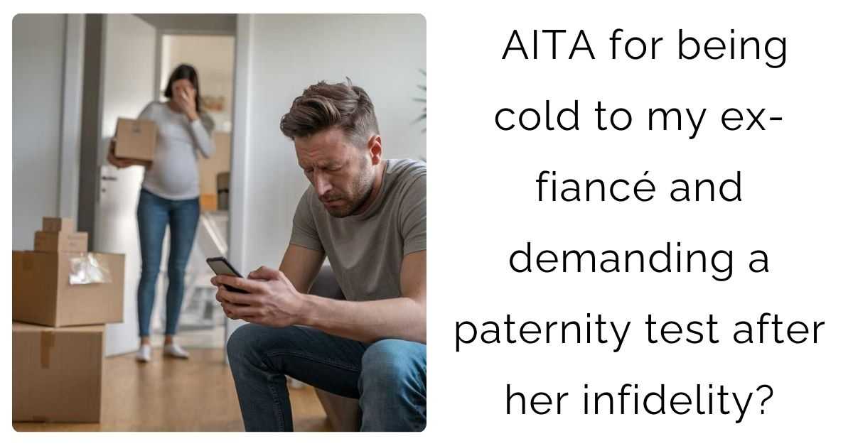 AITA for being cold to my ex-fiancé and demanding a paternity test after her infidelity?