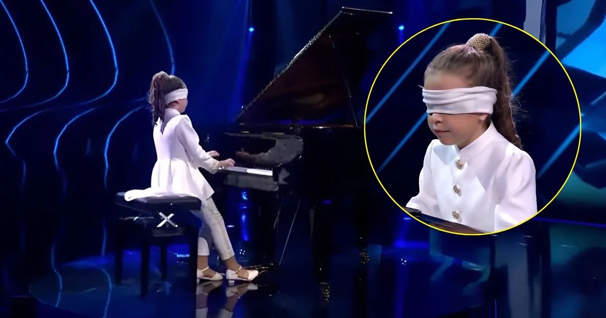 Martina Meola, 9, Stuns Audiences With Blindfolded Performance