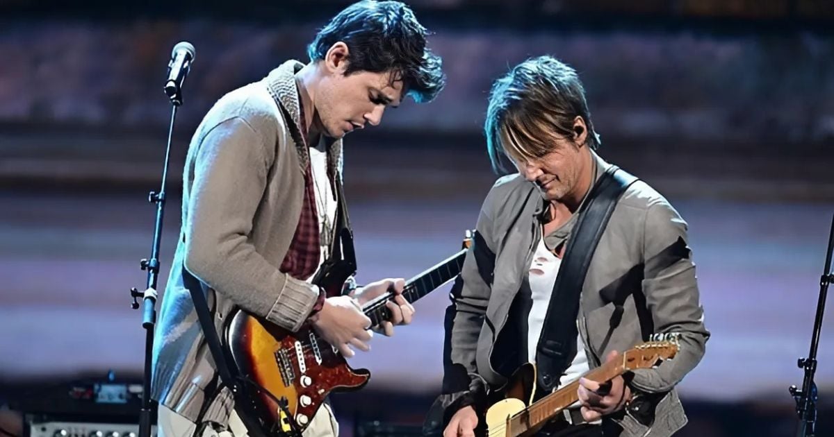 John Mayer And Keith Urban Reignite The Beatles’ “Don’t Let Me Down” At Tribute Concert