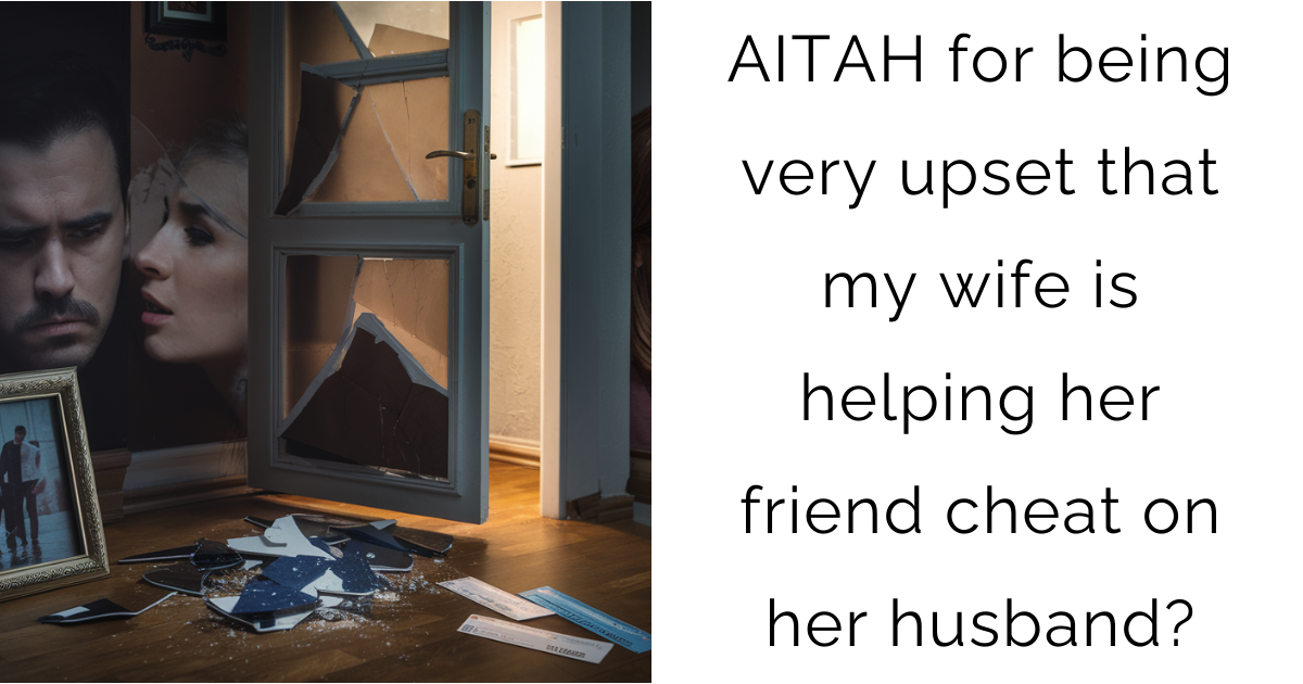 AITAH for being very upset that my wife is helping her friend cheat on her husband?