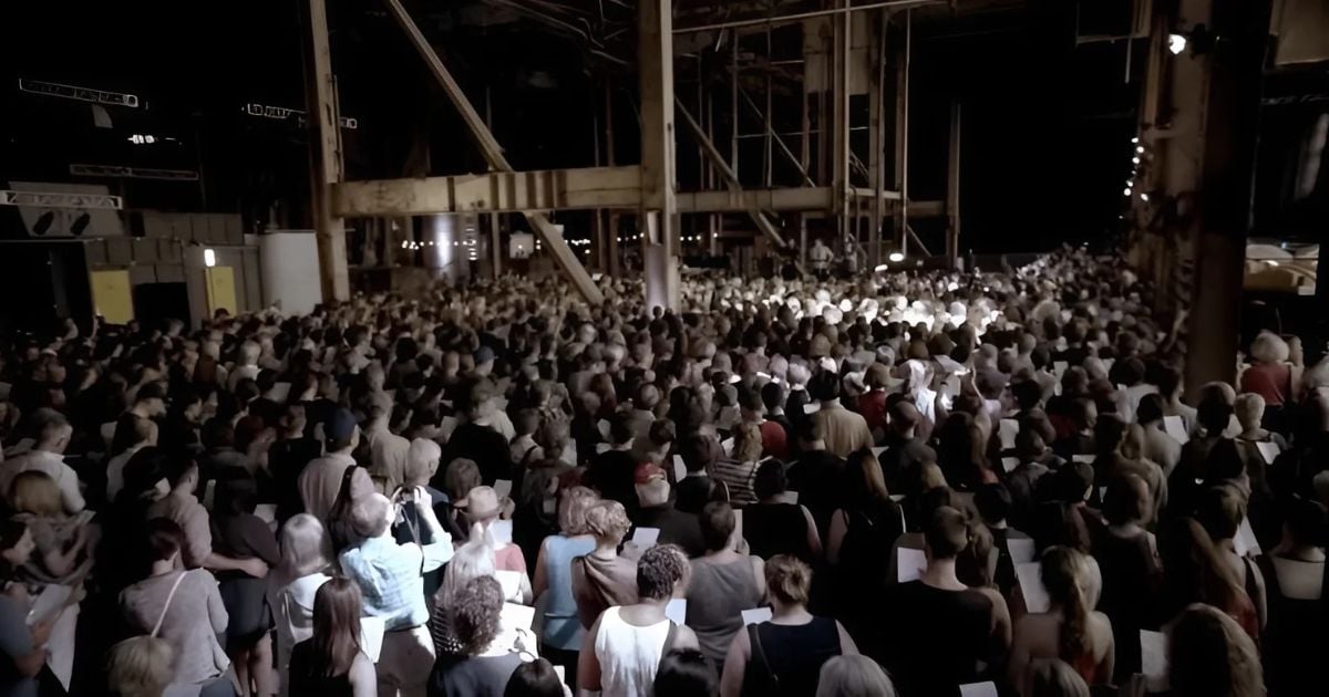 When 1,500 People Sing The Most Popular Song Of All Time Together