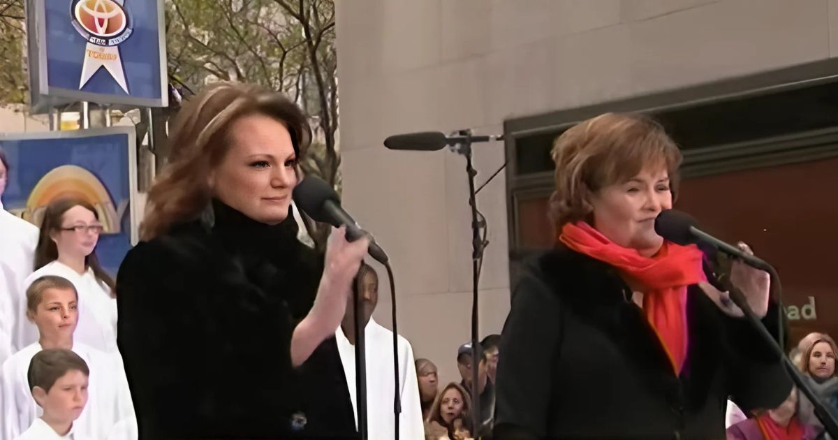 Susan Boyle And Amber Stassi Deliver A Stunning Rendition Of “Do You Hear What I Hear?”