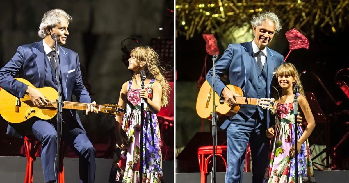 Rain Couldn’t Dim The Beauty Of Andrea And Virginia Bocelli’s “Hallelujah”