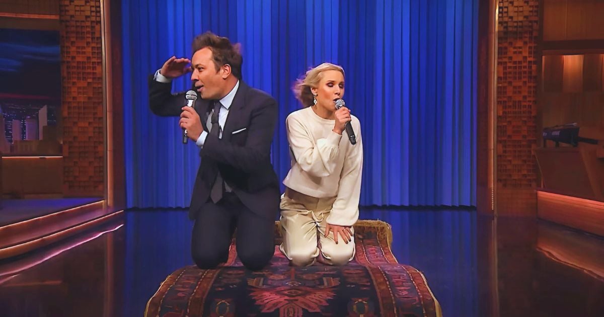 Kristen Bell And Jimmy Fallon's Disney Medley Is The Ultimate Throwback ...