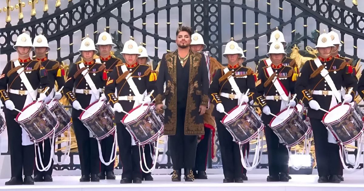 Adam Lambert And Brian May Thrill The Queen’s Jubilee Crowd With “We Will Rock You”